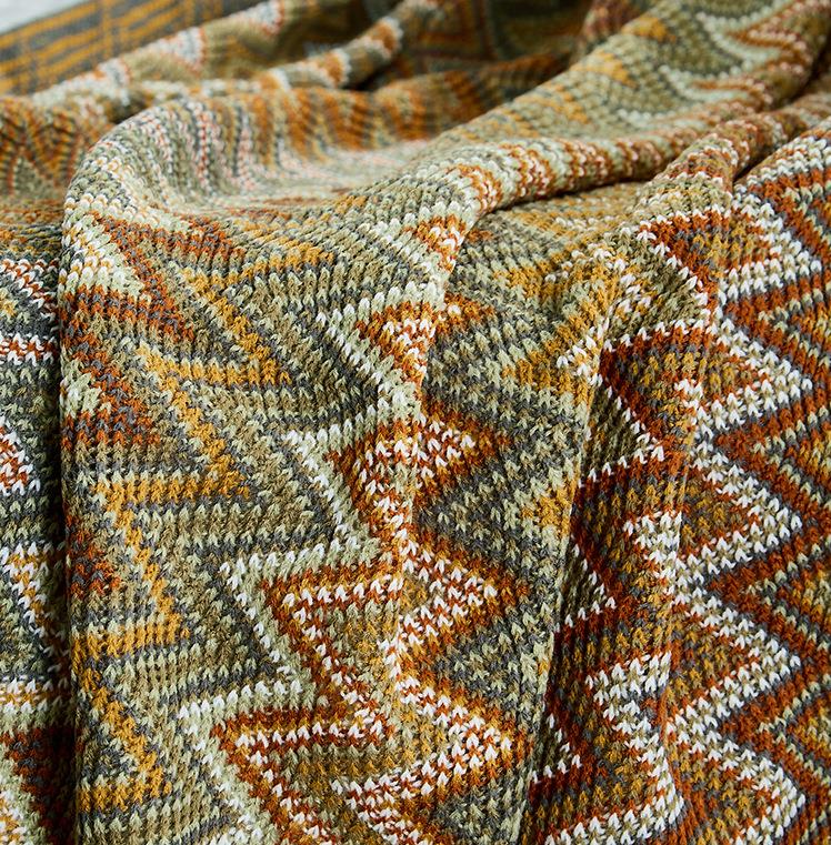 ボヘミアンブランケット春秋の昼寝毛布北欧のスタイル厚いソファブランケット