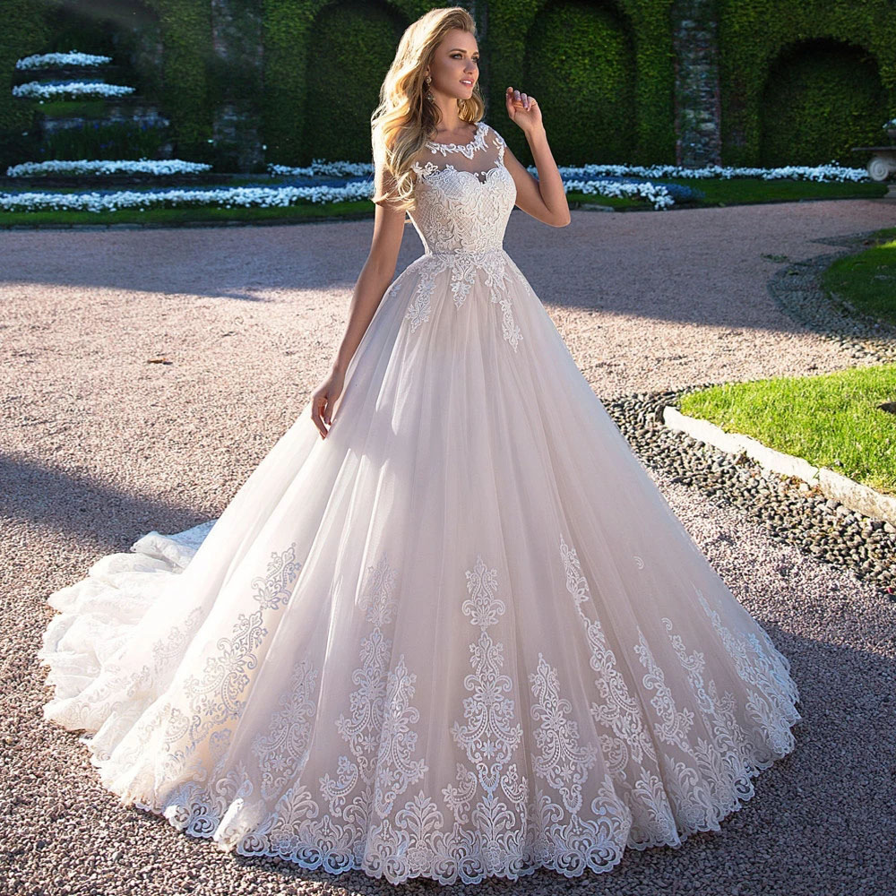 Ball Hown Wedding Dress Appiques Формальное элегантное свадебное платье 2022 Новый дизайн на заказ