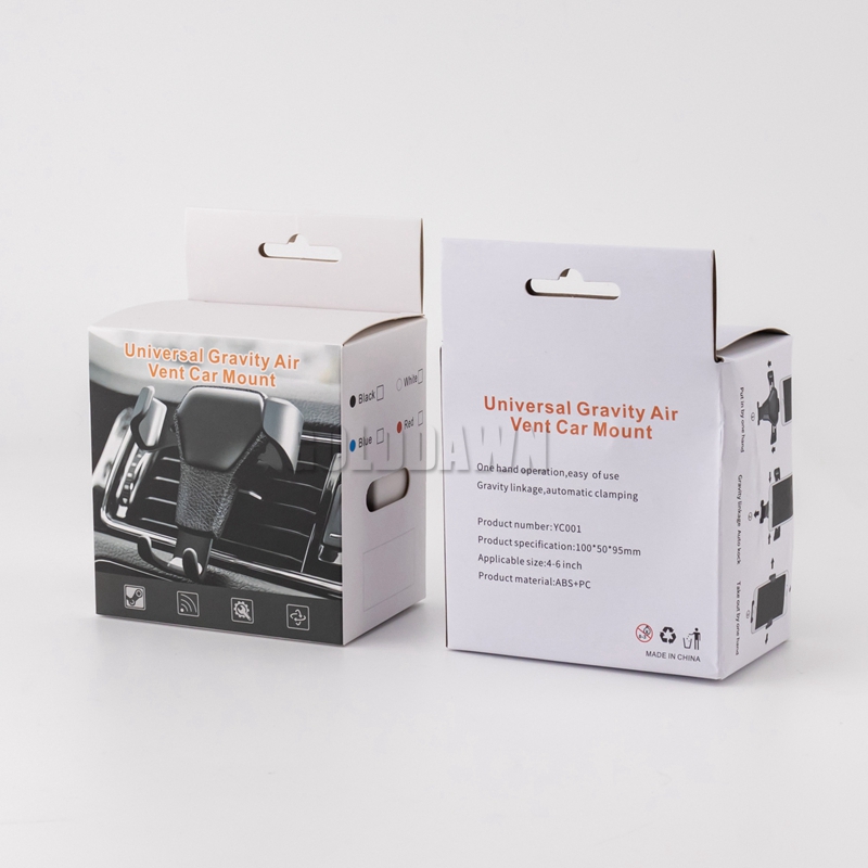 Universal Gravity Car Mobile Abollers Air Vent Clip حاملات حامل الهاتف الخليوي مع حزمة البيع بالتجزئة