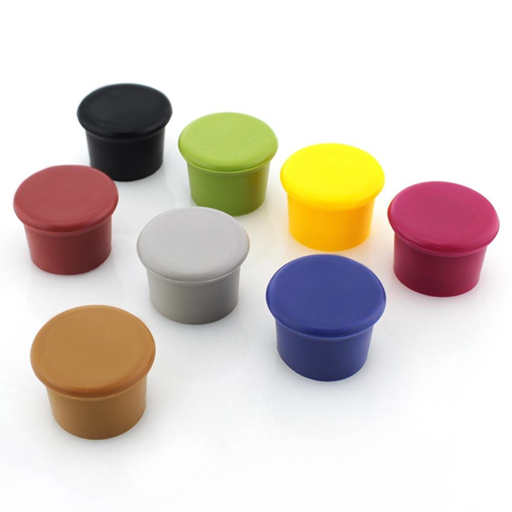 Silicone Red Wine Stoppers Food Grade Beer Beverage Bottle Caps Sealers Leak Free Fresh Keeping Plug for Kitchen Gadget Bar Tool