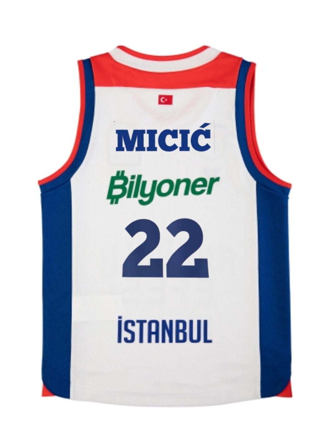 Camiseta de baloncesto Anadolu Efes 22/23 Mavi Yeni Sezon Forma AE-0995 RODRIGUE BEAUBOIS DOGUS BALBAY #22 VASILIJE MICIC #12 WILL CLYBURN Se puede personalizar cualquier estilo y nombre