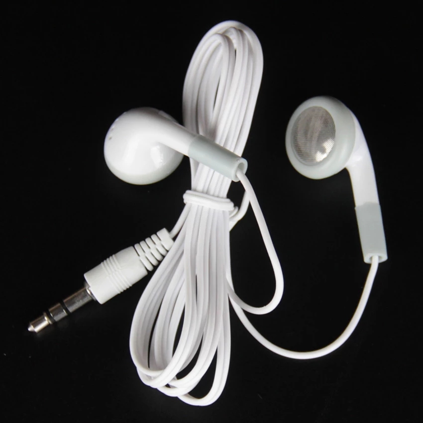 Good Universal Disposable earphones headphones low cost earbuds for Theatre Museum School library hotel hospital Company Gift