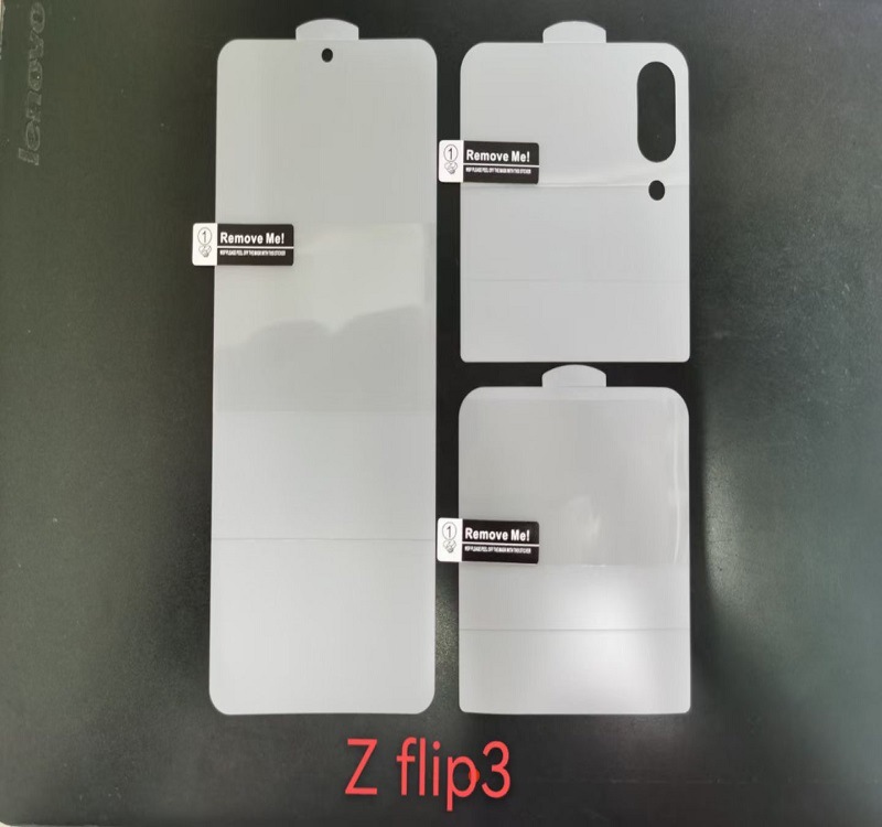 4 polegadas da tela traseira dos protetores de tela traseira dianteira Lente de câmeras de filme hidrogel Vidro temperado para Samsung Galaxy Z Fold 2 3 4 Flip 4 Fold4 Fold3 5g Fold2 Flip3 Flip4