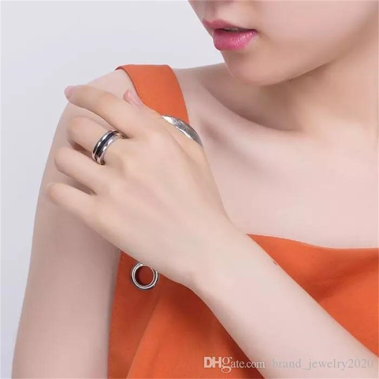 Designer Classical fashional Paar Keramische Ring Mode Vrouwen Sieraden Lady Party Geschenken Ringen Vrouwen mannen bruiloft