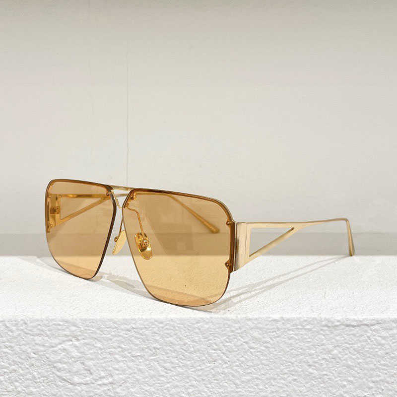 lunettes de soleil femmes designer unique cadre en métal BV1065 luxe hommes sans monture lunettes de soleil lentille claire lunettes de haute qualité 2023327t