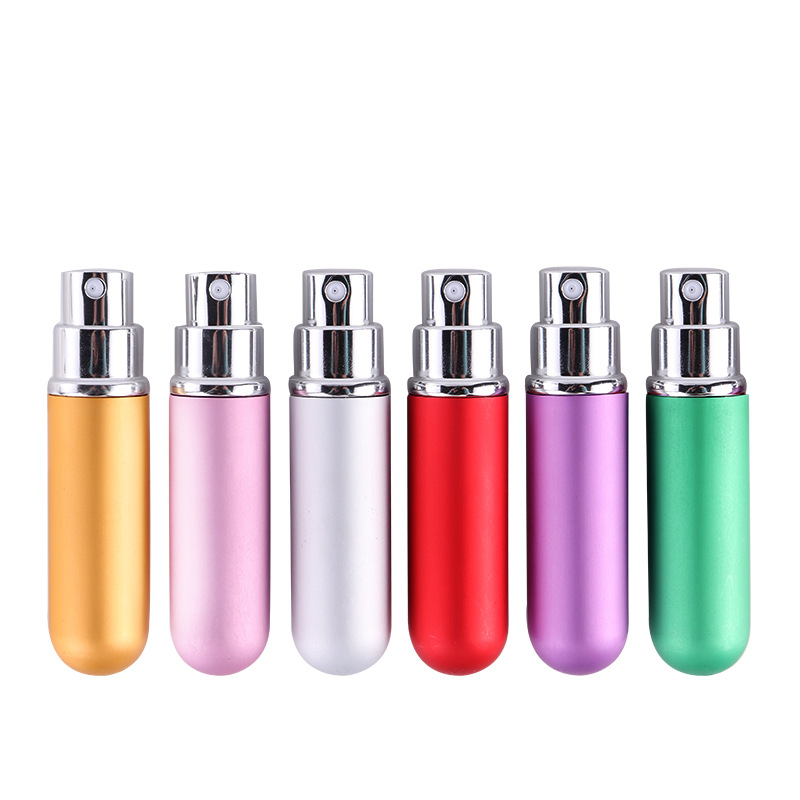 5ml Refillable Portable Mini Perfume Bottle &Traveler Aluminum Spray Atomizer Empty perfumery bottle option