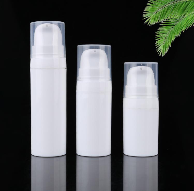 5ml 10ml 15ml White Airless Bottle Lotion Pump Mini Sample and Test Bottles Vacuum Container Cosmetic Packaging SN246