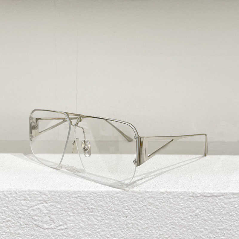 Solglasögon Kvinnor Designer Unique Metal Frame BV1065 Luxury Rimless Men Solglasögon Clear Lens Glasses Highs Quality 20232391