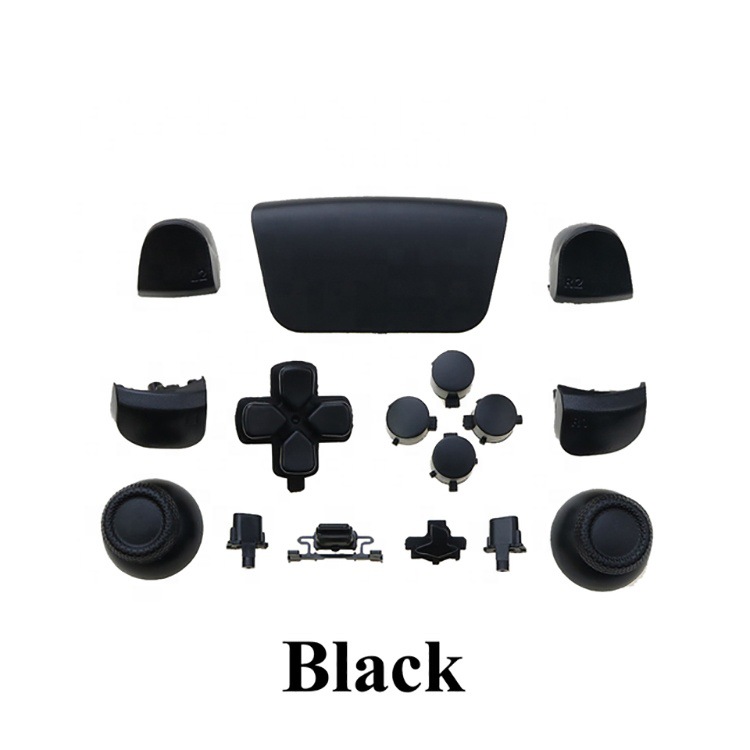 Kleurknop sleutel vervanging shell case cover l1 r1 l2 r2 joystick cap voor ps5 controller volledige knoppen set dhl fedex ups gratis schip