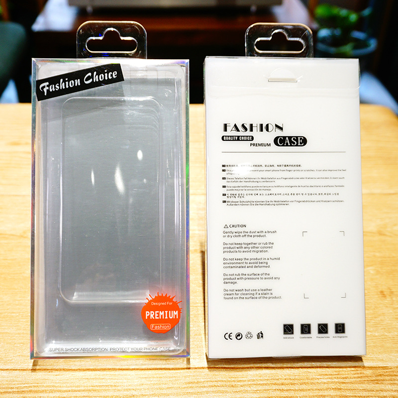 Laser Blister PVC Plastic Clear Retail Packaging Box For IPhone 15 14 13 12 11 Pro Max Xs XR 6s 7 8 Plus Case Packing Package Box