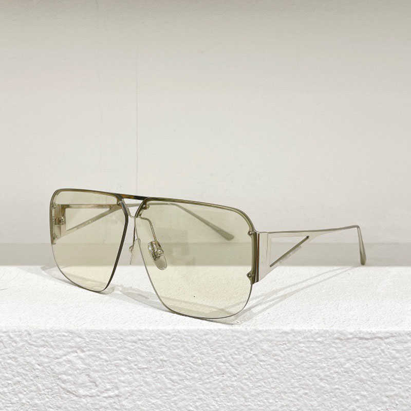 Solglasögon Kvinnor Designer Unique Metal Frame BV1065 Luxury Rimless Men Solglasögon Clear Lens Glasses Highs Quality 20232391