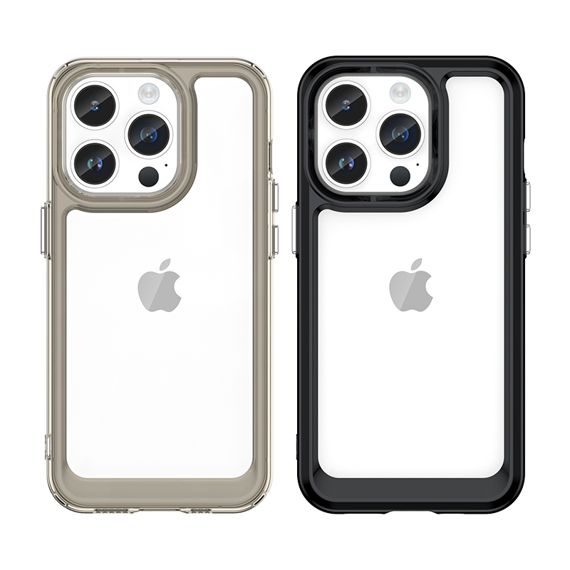 حالات الأكريليك لـ iPhone 15 14 13 12 11 X XR XS Mini Pro Max 8 7 Plus Sroofroof Rugged Shield Cover Case Funda