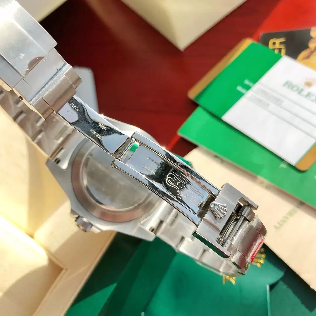Relógio mecânico automático masculino moda 40mm pulseira de aço inoxidável resistente à água explorer 2 relógios movimento alta qualidade 2478