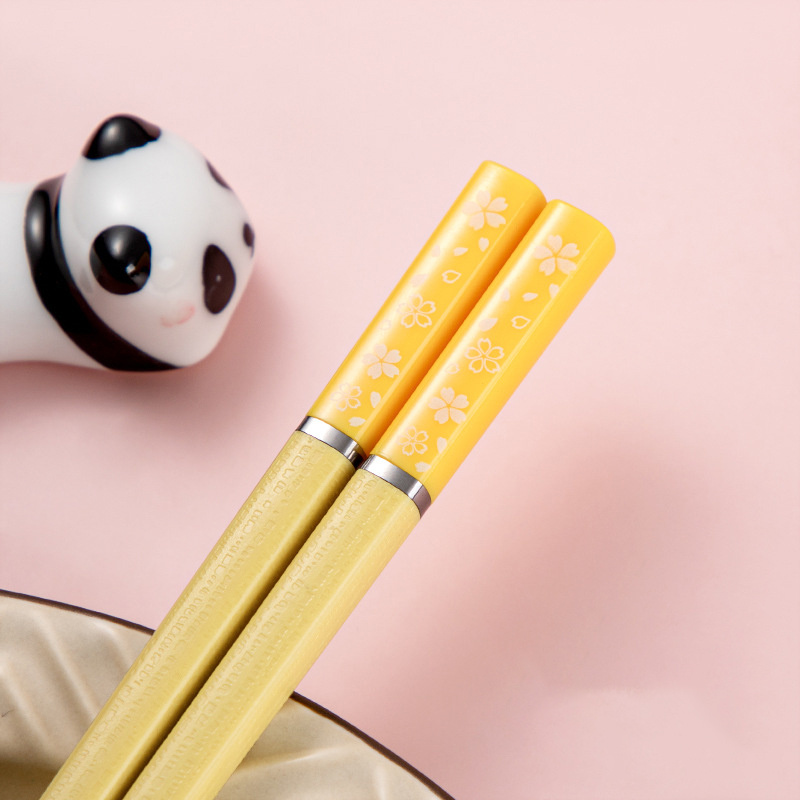 Sakura Chopsticks Cherry Blossom Pattern Non-shlip sushi stick chinses chinses cropsticks cropsticks