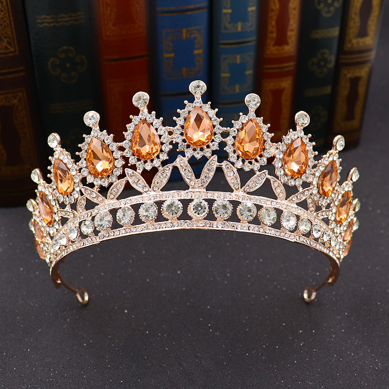 Headpieces prachtige sprankelende zilveren grote bruiloft diamante haarband kristallen kronen voor bruiden haar sieraden kopstuk