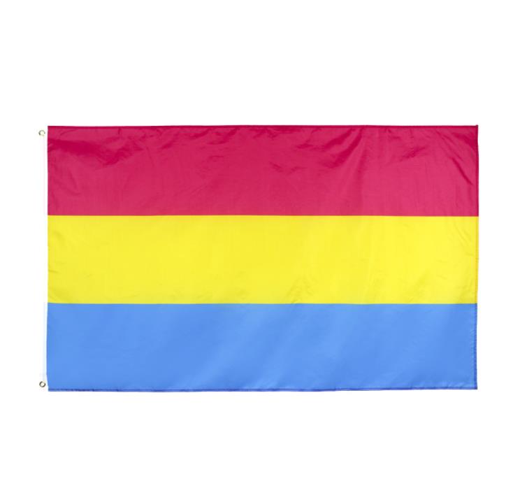 Bandera del arco iris Decoración colorida del partido del festival Banderas del orgullo LGBT Lesbianas Gay Bisexual Transgénero LGBT-Orgullo amistoso Banners SN229