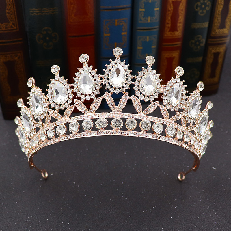 Kopfbedeckungen, silberne Kristalle, Hochzeitskronen, Perlen-Brauttiaras, Strass-Kopfschmuck, Stirnband, Haarschmuck, Festzugskrone