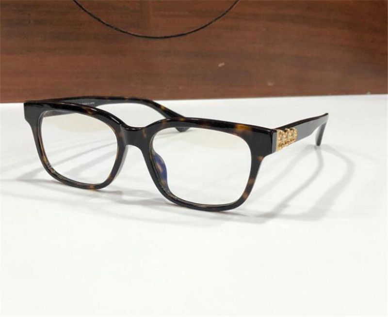 Nowa moda design kwadratowy okulary optyczne 8043 Retro proste i obfite szklanki wysokiej klasy w stylu z pudełkiem może robić soczewki na receptę
