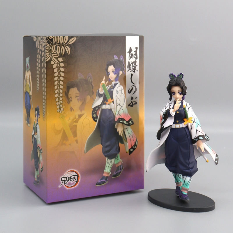 Anime 14CM démon tueur Kimetsu no Yaiba figure Kamado Tanjirou figurine Agatsuma Zenitsu Nezuko guerrier modèle jouets