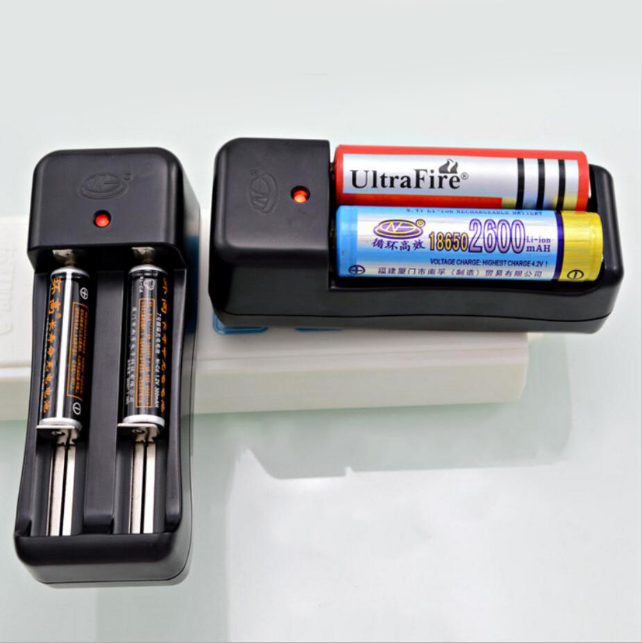 nanfu li-ion batterijlader dubbele slotladers voor 18650 10440 16340 14500 26650 batterijen Universal Adapter snel opladen
