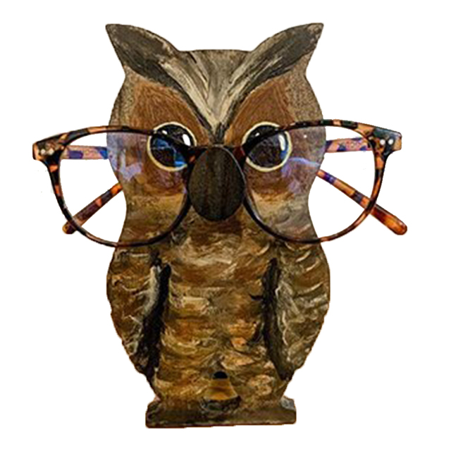نظارات الحيوانات رف ديكور المنزل ناتج يدوي نظارة نظارة عرض حامل القف في المنزل هدية ديكور