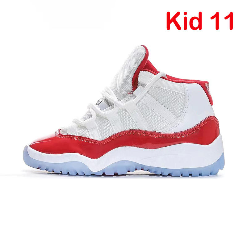 Bred 11S Kids Basketball Shoes Gym Red Infant & Children XI toddler Gamma Blue Concord 11 trainers boy girl tn sneakers Space Jam Child Kids EUR28-35