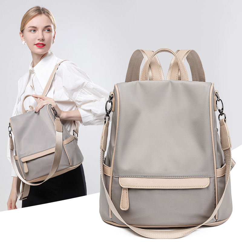 2022 New Oxford Cloth Rackpack Женский рюкзак Fashion Casual Trend Light Mapine Travel Bag Bag School Back Водонепроницаемые и нежные #3553-8