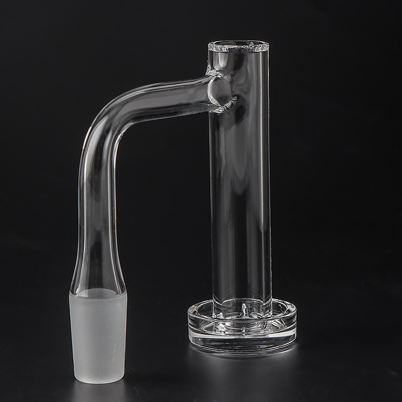 Tuta A/B Full Weld Beveled Edge Smoking 4mm bottom 16mm/20mm OD Contral Tower Terp Slurper Banger al quarzo con pilastro al quarzo/tappo in vetro Dab Rigs Water Pipes