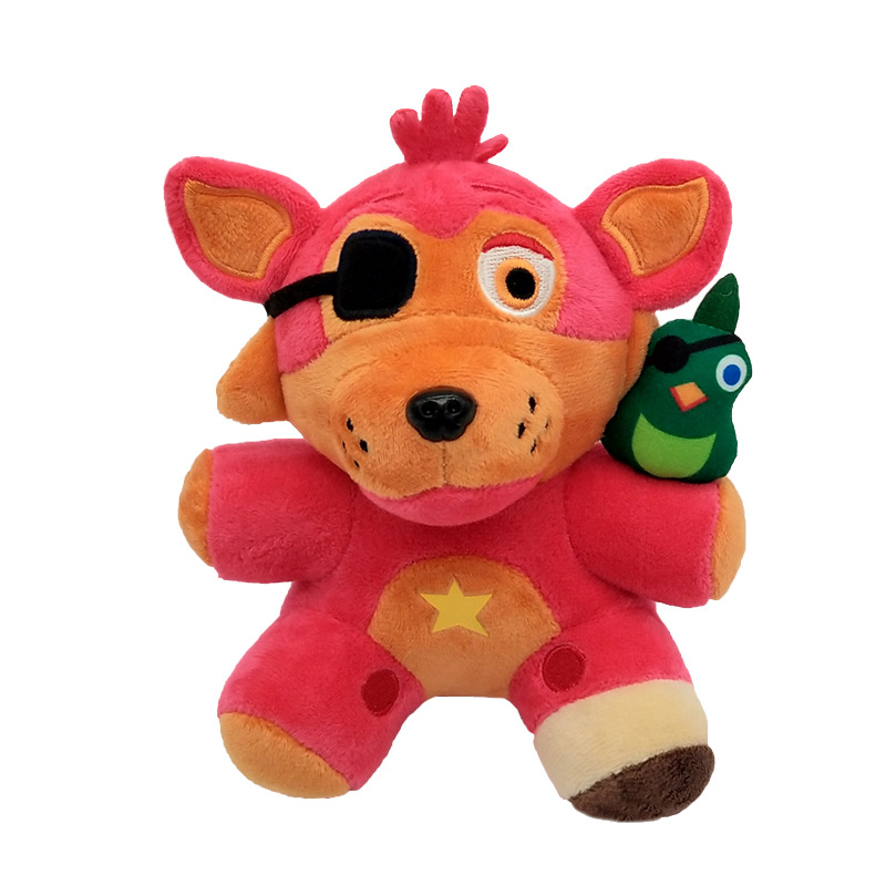 Film di stile caldo TV Plush Phlust 18 cm Five Night a Freddy Fnaf Cute Toys Game Bambola Bonnie Bear Foxy Mask Clown Polfone Doll