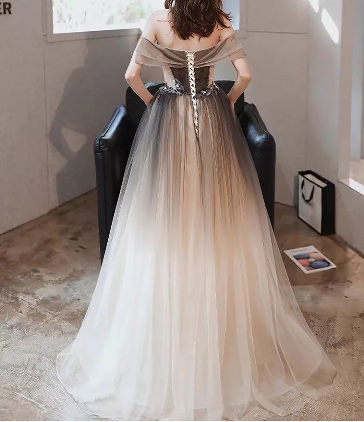 Luxuriant Prom Dresses A-Line Sweetheart Off-the Shoulder Backless Unique Design Multicolor Lace Up Floor Length Custom Made Plus Size Princess Robes