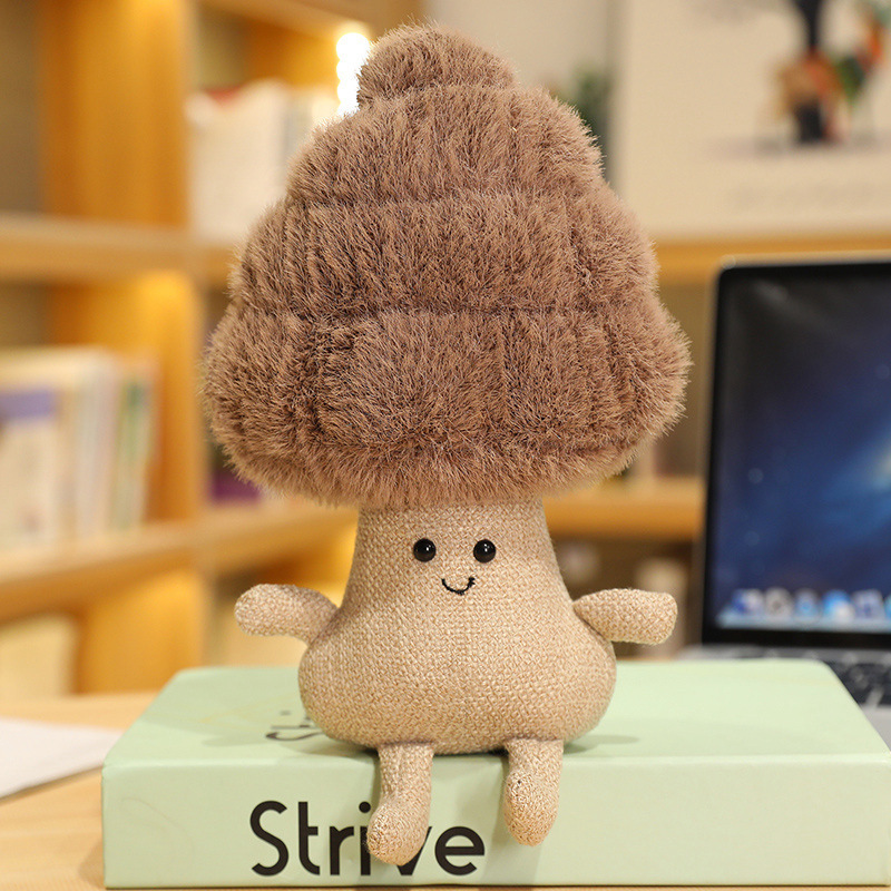 Manufacturers wholesale 32cm pine trees bamboo plush toys living room furnishings anime peripheral dolls and children's gifts.