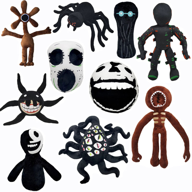 NOVO DOLL DOLL DOLL PLUSHIE PLUSH PLUSH Scary Toys Portas Roblox Creative Roblo Horror Backed Dolls Cartoon Gifts
