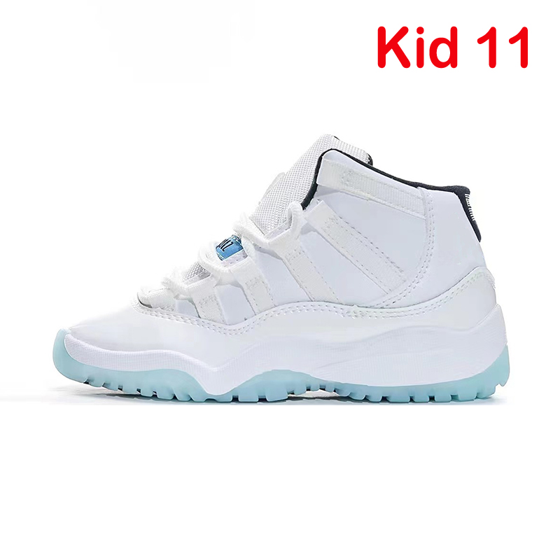 2023 Kids 11S Kid Basketball shoes Space Cool Grey Jam Bred Concords Youth fashion Boys Sneakers Children Boy Girl White Athletic Toddlers Outdoor 28-35