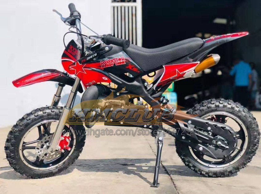 13 لونًا 49cc Superbike Mini Mini ATV على الطرق الجبلية دراجة نارية صغيرة 2 Stroke Meath Hill Beach Sports Scooter Adult Child Bike Boy Girl Girl