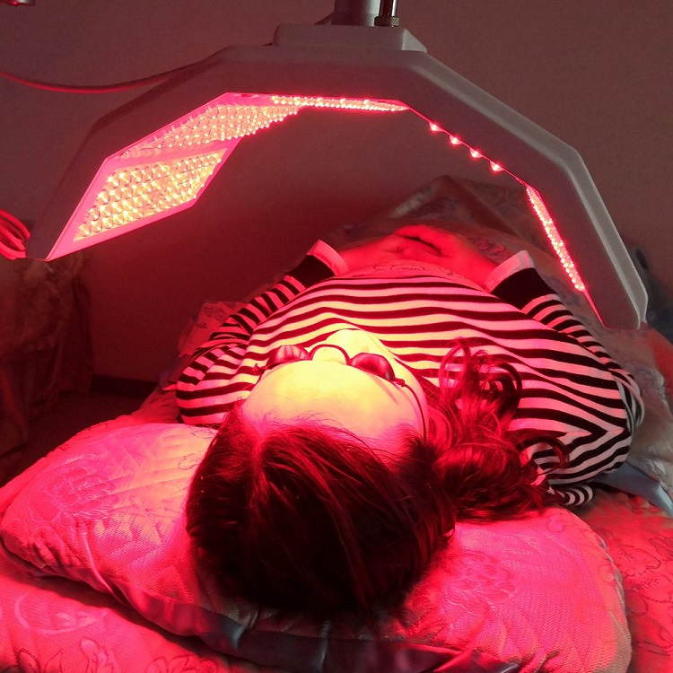 7 Цветов PDT Светодиодная светотерапия лица Маска Фотодинамическая терапийная машина портативный спа -салон 850NM Maske 660NM Macchina Maquina обновленная уход за кожей Smart Salon