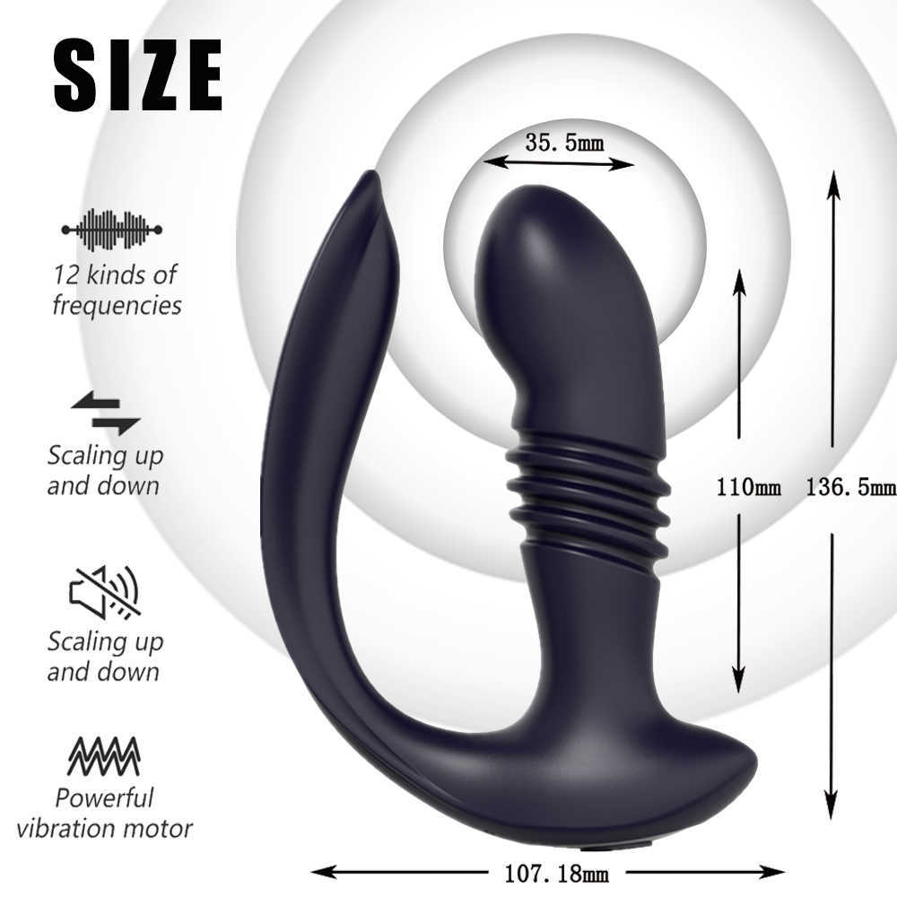 Skönhetsartiklar som driver analpluggvibratorer för män prostata massager onanatorer kvinnor vagina stimulator dildos stora rumpa intim leksaker