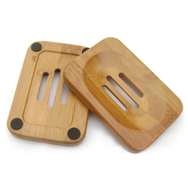 Natural Carbide Wood Soap Dish Container Box Shower Board Bathroom Soap Rack Inventory Wholesale SN260