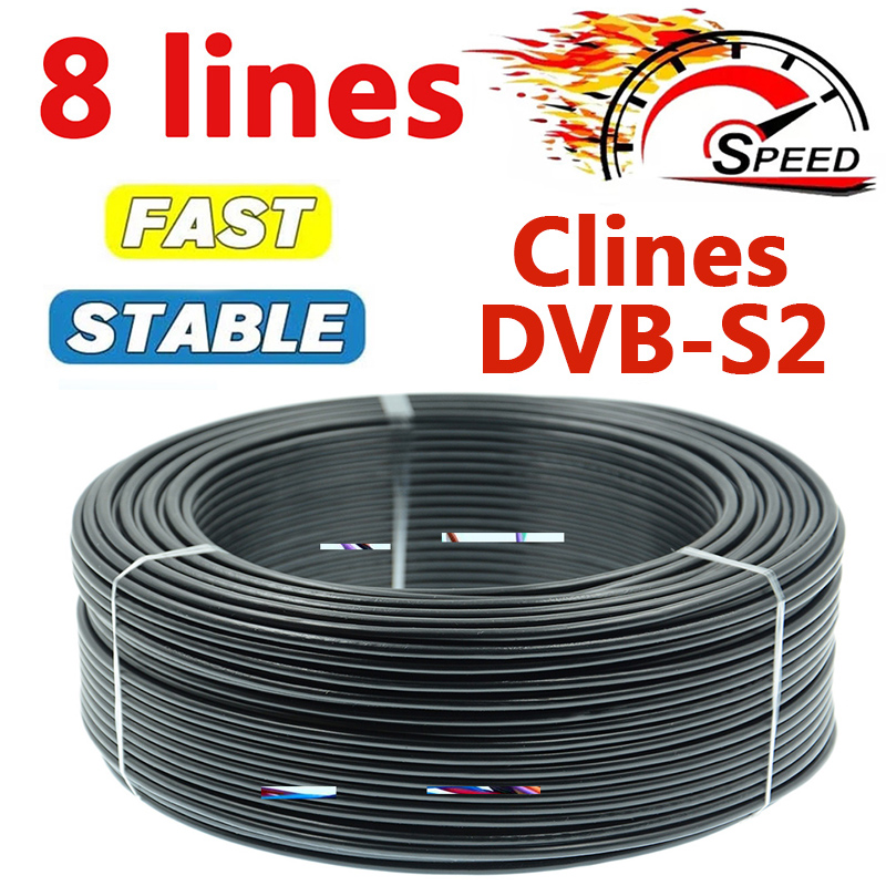 DVB-S2 V9 Lines Cable V9X Nova Enigma2 HD TV Clines Stable 8 Lines poland