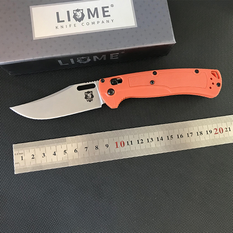 Açık Liome 15535 Katlanır Bıçak Naylon Fiber Tutma Kamp Saber Taktik Güvenlik Savunma Hayatta Kalma Bıçakları Cep EDC Aracı