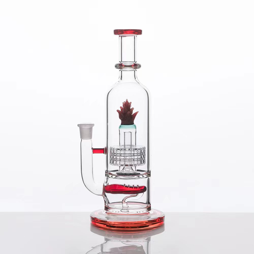 bruciatore a nafta Narghilè Vetro borosilicato Accessori fumatori dab rig riciclatori bong gorgogliatore tubi bong in silicone e bong raccogli cenere Magazzino locale gravità