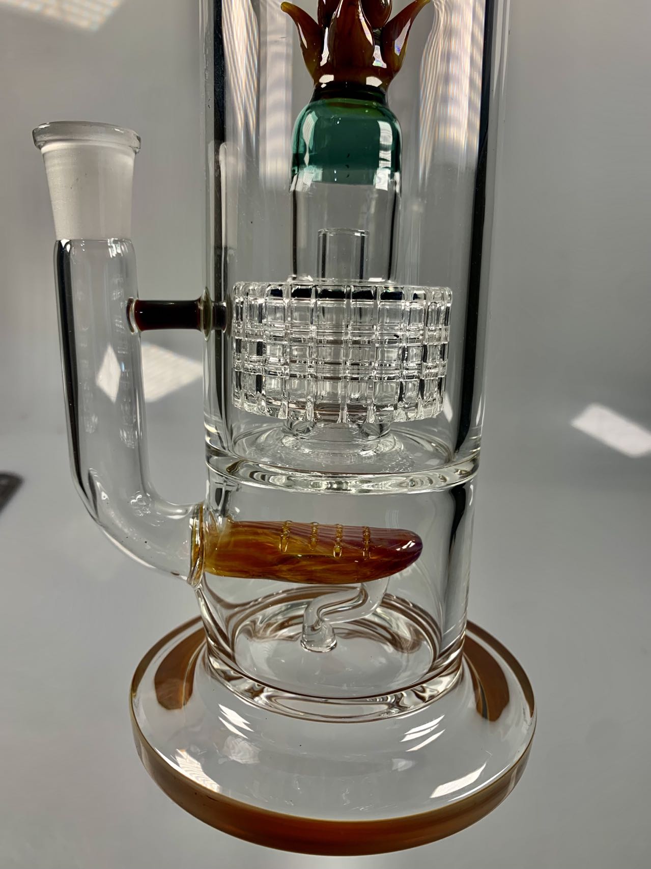 2022 nid d'abeille bong narguilé pipe verre borosilicate bong vortex Gravity Hookah Elf Bardab rig attrape-cendres brûleur à mazout conduites d'eau barboteur verres