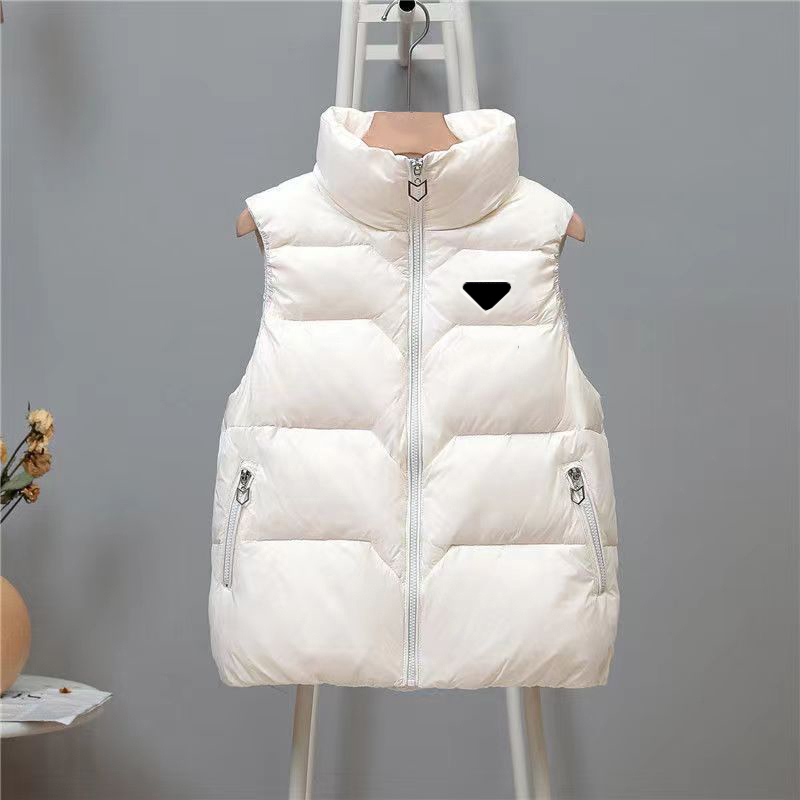 Femmes Gilets Puffy Veste Sans Manches Femme Vestes Designer Manteau Mat Slim Outwears Manteaux S-2XL