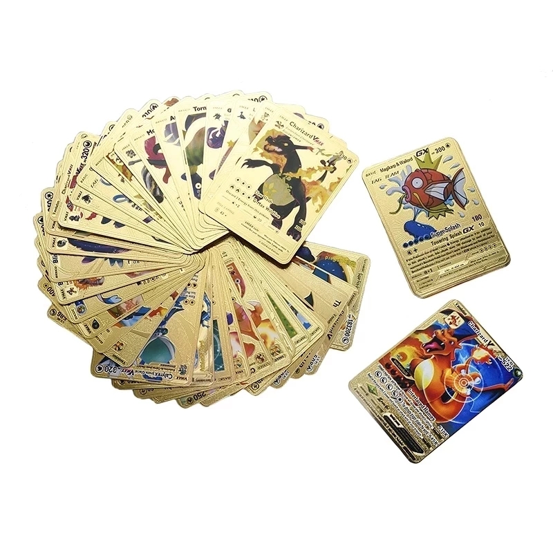 Gold Foil Cards Card Game Entertainment Collection Board Game Battle Card Elf English Card Manufacturer Wholesale