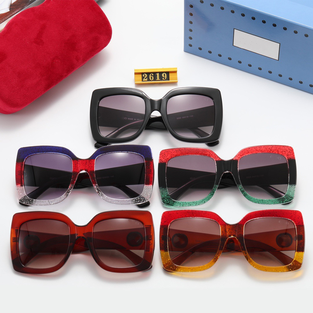 مصمم نظارات شمسية الكلاسيكية النظارات Goggle Outdoor Beach PC نظارات شمس للرجل مزيج اللون اختياري 26192199