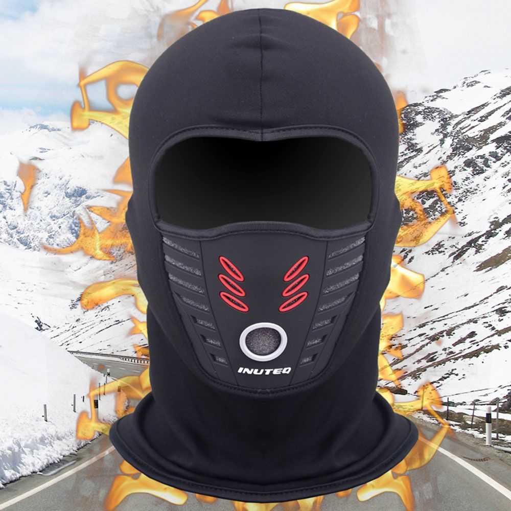 Motorfiets Fleece Gezichtsmasker Warm Anti-stof Nek Helm Cover Ademend Bivakmuts