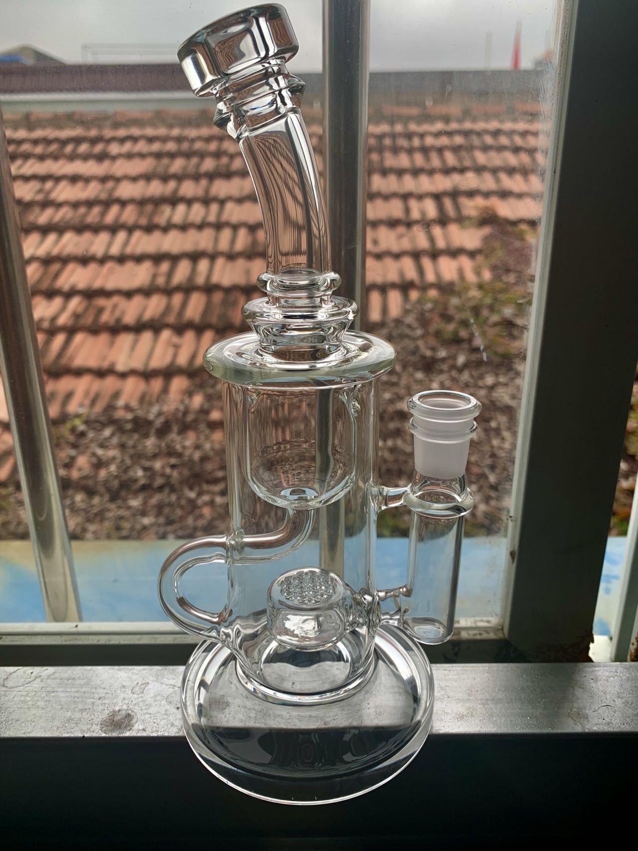 Borossilicate Glass Smoking Pipe Hookahs DAB RIGS ACESSￓRIOS DE TABAￇￃO BONGOS DE QUEIMENTO DE ￓLEO BONGS PARA CACKERS ASSCORES BROBOTOS SEXO RECYCLER BUBLER Laser Drilling