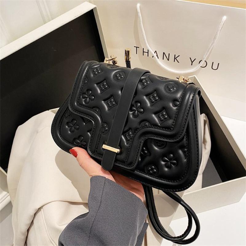 2022 Fashion Women Bag Flip Soft Leather Designer Messenger Pure Black Blue White Ladies с однорубедной монетой кошелек Crossbody Bags261f