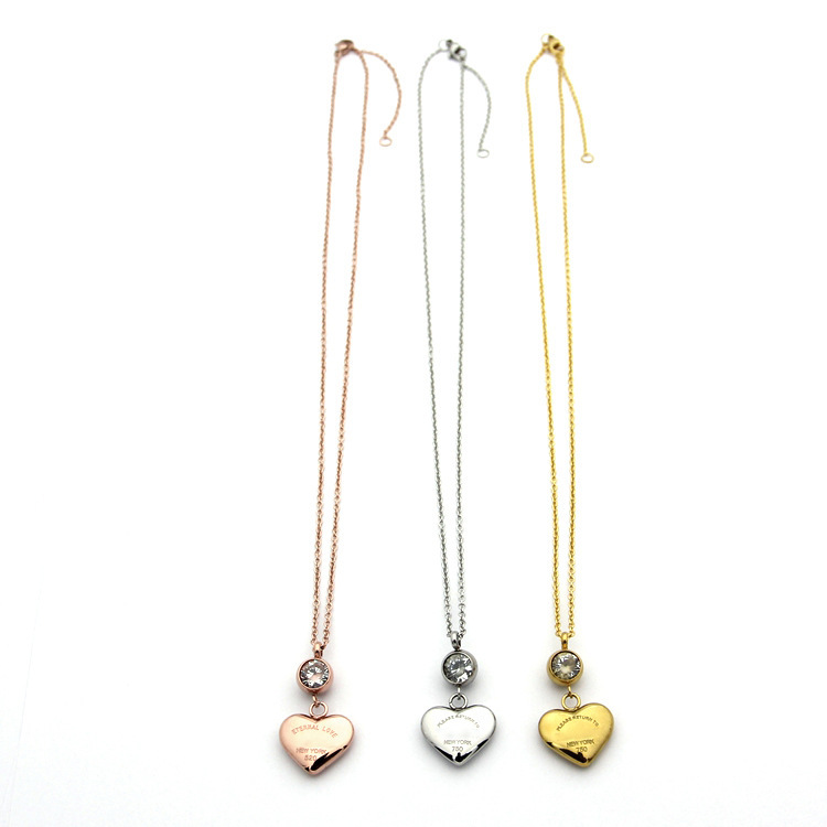 Bonen hanger ketting met diamanten designer sieraden Dames DOUDOU kettingen als geschenk met blauwe doos2982