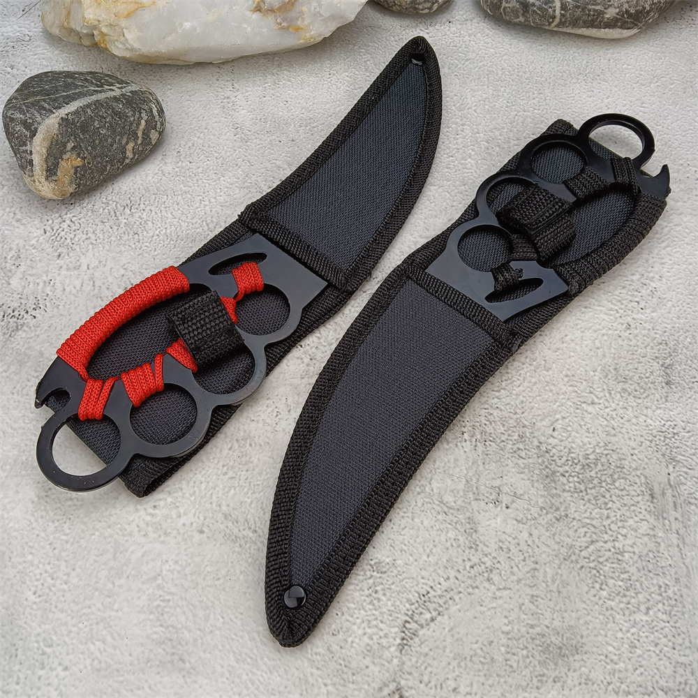 Coltello a lama fissa EDC Knu / ckle Full-Tang 5cr13mov Acciaio inossidabile Sopravvivenza difensiva Attrezzatura da combattimento Coltelli tattici leggeri BM 3300 535 UT85