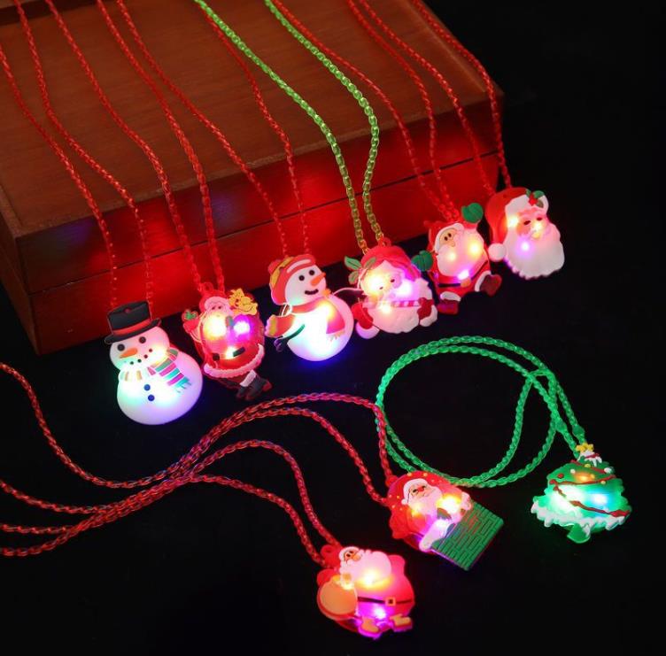 Nouvel An Noël Light Up Collier Décoration Bracelets Led Enfants Cadeau De Noël Jouets Pour Enfants Filles SN291